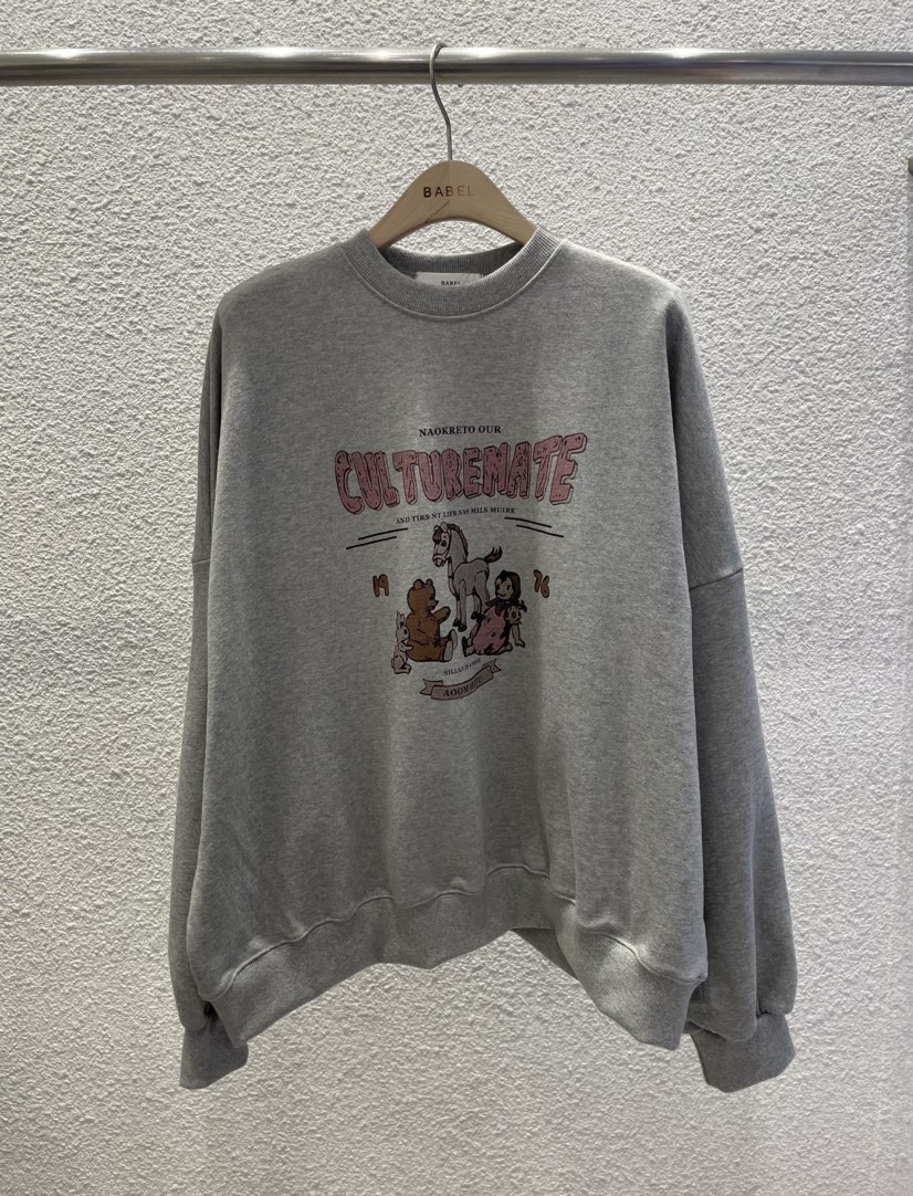 BABEL韓國直郵東大門代購女裝新品25春夏25春季推薦熱賣衛衣BABEL衛衣圖色2