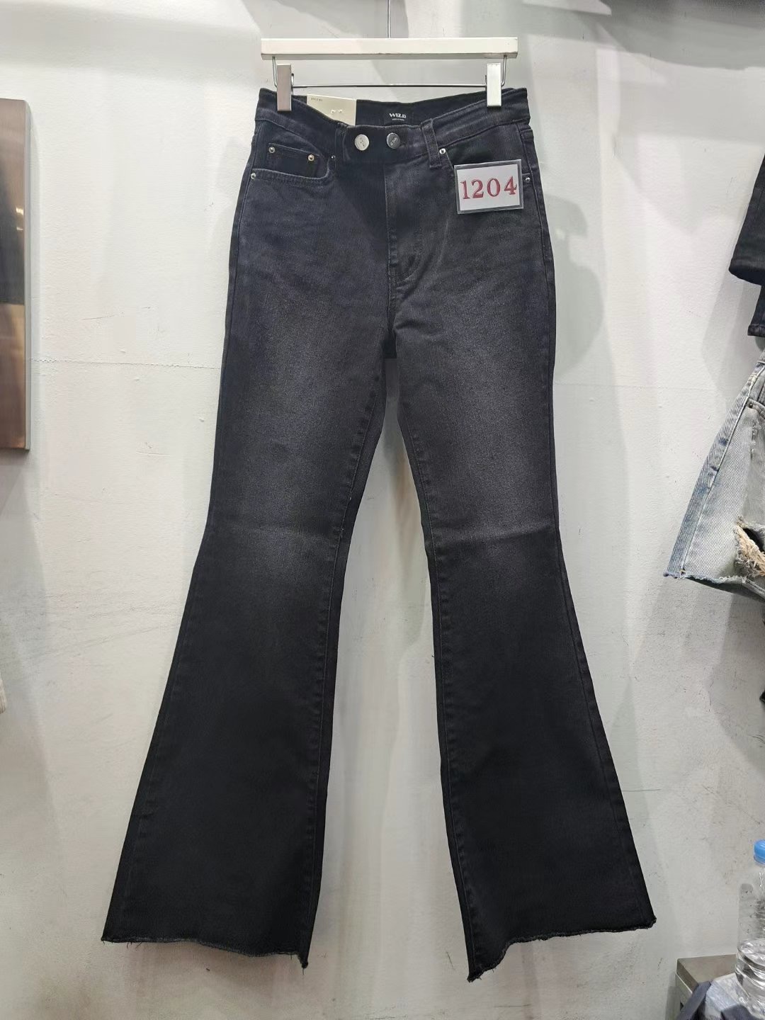 WIZ2直郵韓國代購女裝新品25春季職業推薦時尚人氣真品牛仔褲WIZ2牛仔褲圖色1
