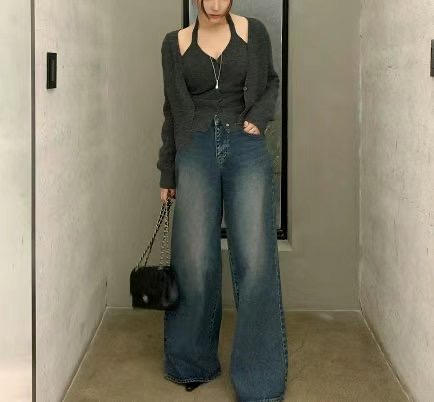 WIZ2東大門直郵女裝新品真品人氣休閑職業熱賣25春夏牛仔褲WIZ2牛仔褲