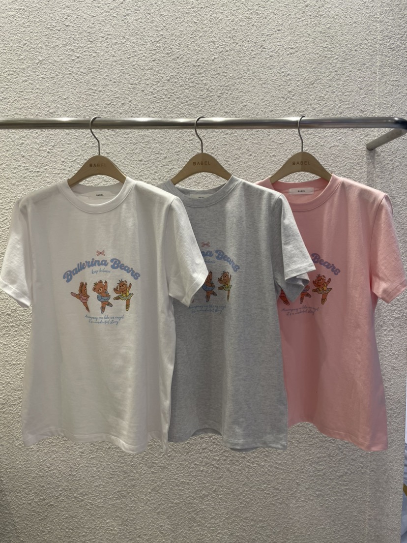 BABEL韓國直郵女裝新品休閑職業推薦25春夏熱賣真品時尚T恤BABELT恤圖色3左三色