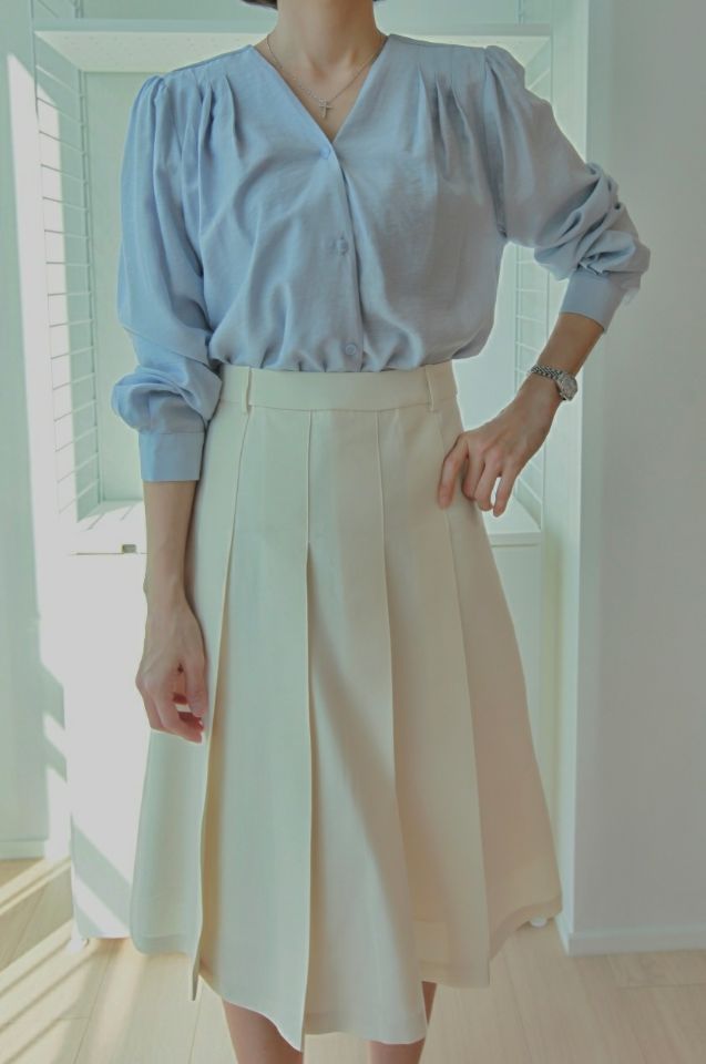 DAILY PROJECT-데일리프로젝트-T直郵韓國代購女裝新款25春季襯衫蕾絲衫DAILY PROJECT襯衫/蕾絲衫