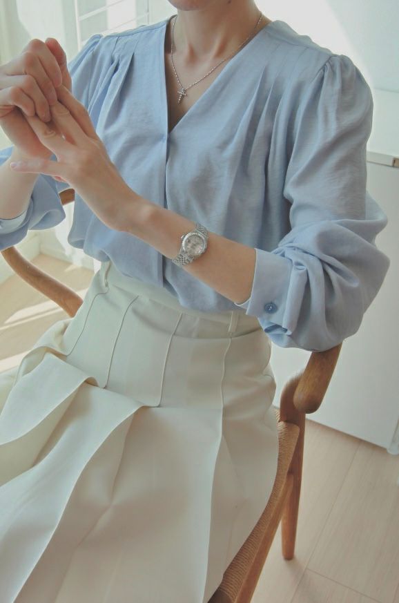 DAILY PROJECT-데일리프로젝트-T直郵韓國代購女裝新款25春季襯衫蕾絲衫DAILY PROJECT襯衫/蕾絲衫