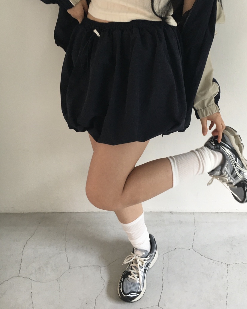 LOVE MOMENT東大門實拍女裝新款職業真品人氣休閑短裙連帽LOVE MOMENT短裙