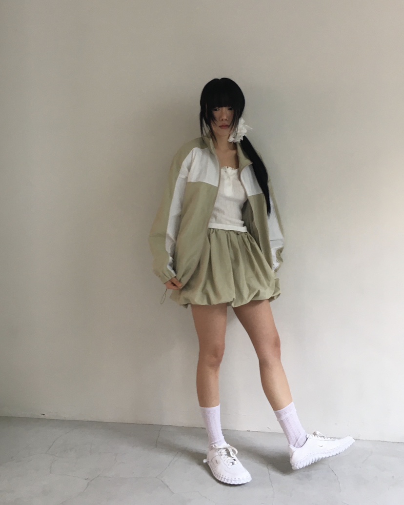 LOVE MOMENT東大門實拍女裝新款職業真品人氣休閑短裙連帽LOVE MOMENT短裙