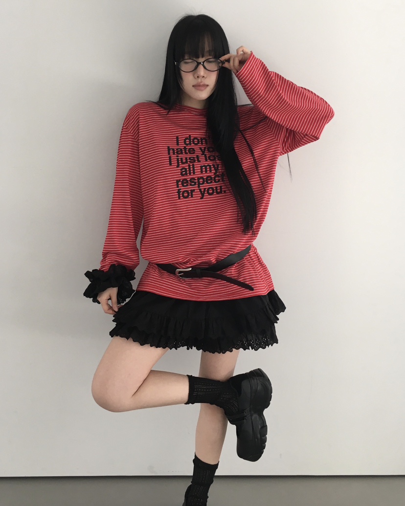 LOVE MOMENT東大門直郵女士新品職業25春夏人氣推薦裙褲蕾絲LOVE MOMENT裙褲