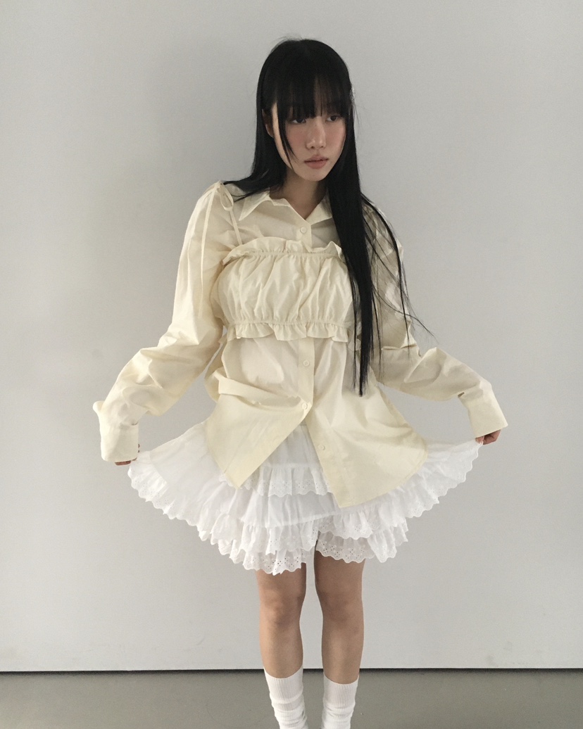 LOVE MOMENT東大門直郵女士新品職業25春夏人氣推薦裙褲蕾絲LOVE MOMENT裙褲