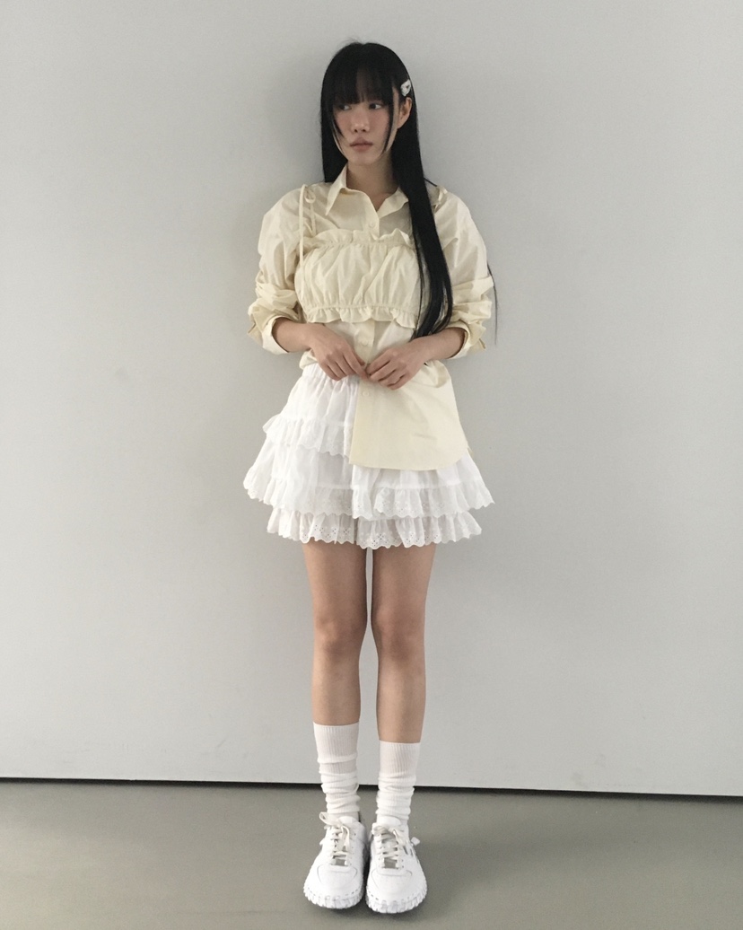 LOVE MOMENT東大門直郵女士新品職業25春夏人氣推薦裙褲蕾絲LOVE MOMENT裙褲