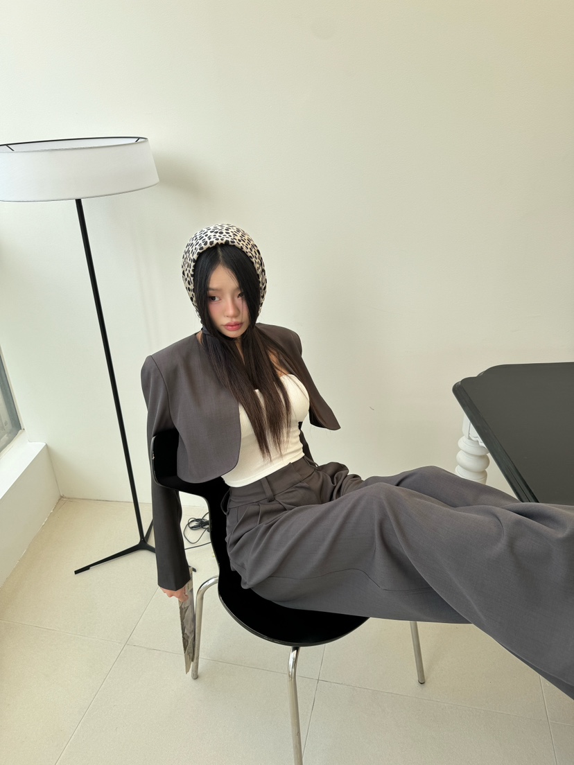 FOUREIGHT東大門實拍女裝新款職業人氣時尚休閑真品25春夏夾克FOUR EIGHT夾克