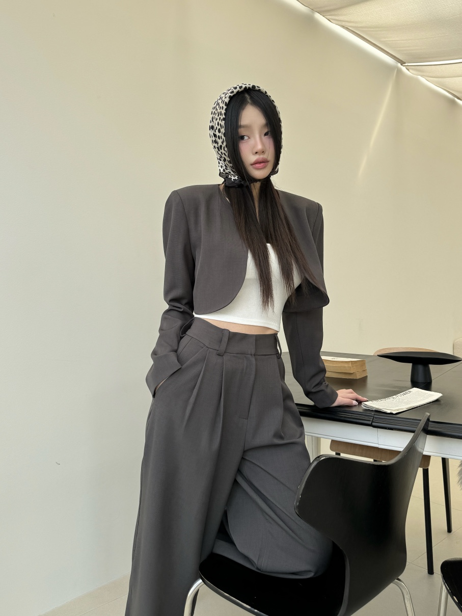FOUREIGHT東大門實拍女裝新款職業人氣時尚休閑真品25春夏夾克FOUR EIGHT夾克