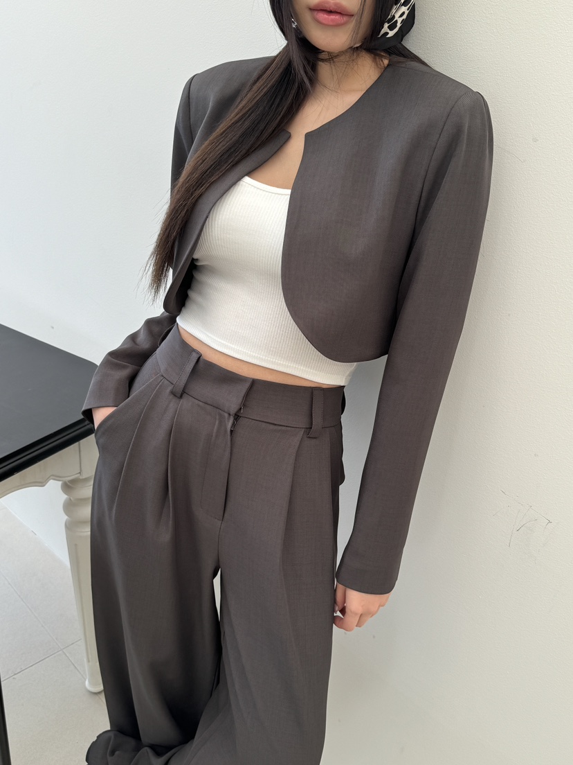 FOUREIGHT東大門實拍女裝新款職業人氣時尚休閑真品25春夏夾克FOUR EIGHT夾克