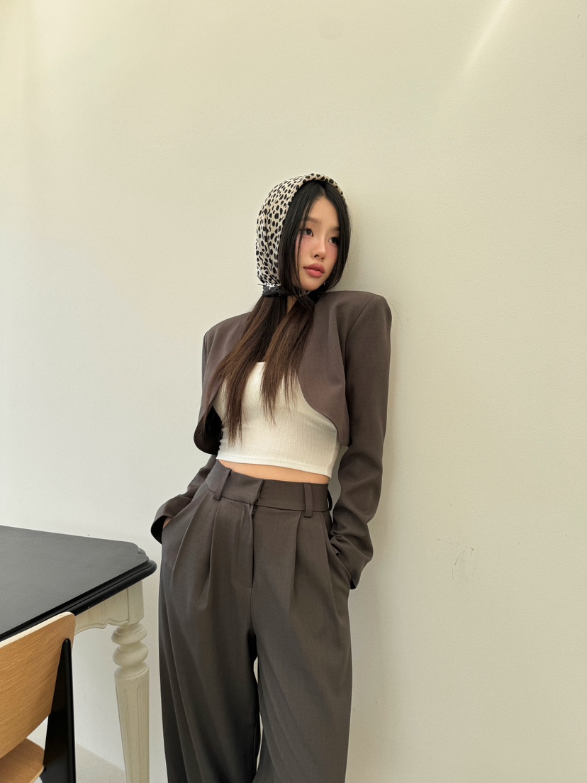FOUREIGHT東大門實拍女裝新款職業人氣時尚休閑真品25春夏夾克FOUR EIGHT夾克