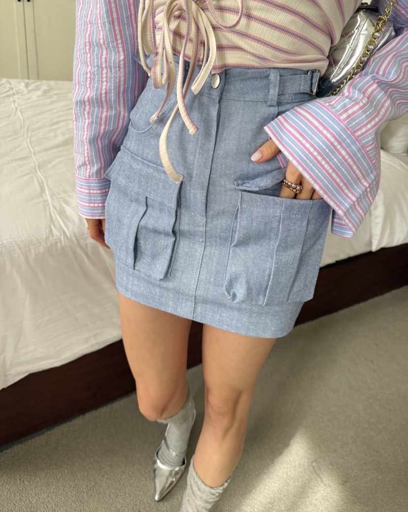 DENVER韓國直郵女士新品人氣時尚休閑真品推薦職業25春夏裙褲DENVER裙褲