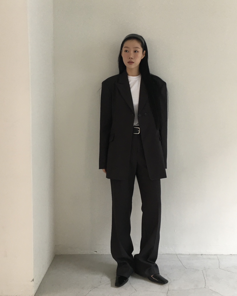 LOVE MOMENT韓國代購女士新款人氣職業時尚25春夏真品休閑褲LOVE MOMENT休閑褲