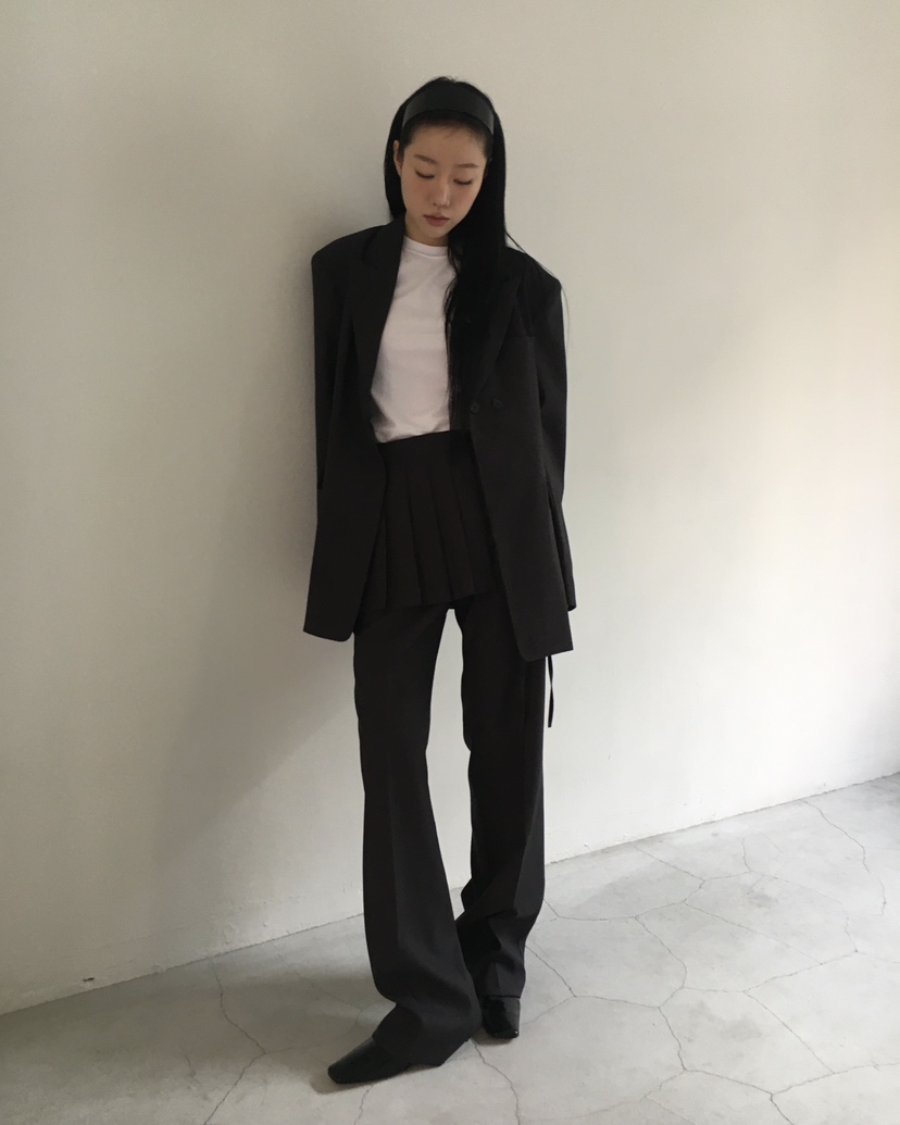 LOVE MOMENT韓國代購女士新款人氣職業時尚25春夏真品休閑褲LOVE MOMENT休閑褲