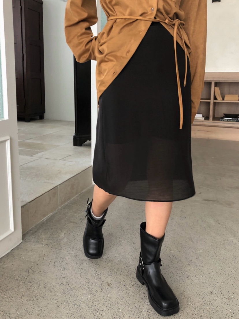 ROUGH東大門代購女裝新品熱賣真品職業休閑時尚半身裙中短裙ROUGH半身裙/中短裙圖色2
