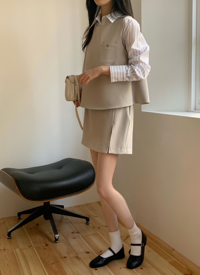 BOUND.A韓國直郵女士新款時尚職業休閑推薦25春夏吊帶背心BOUND.A吊帶/背心