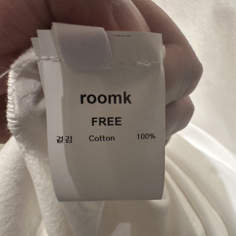 ROOM K-P韓國直郵女裝新品25春夏時尚25春季職業真品連衣裙ROOM K連衣裙