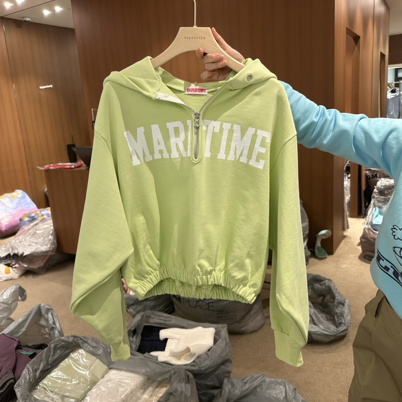 REPERTORY韓國直郵東大門實拍女裝新品時尚職業真品25春夏衛衣REPERTORY衛衣圖色1