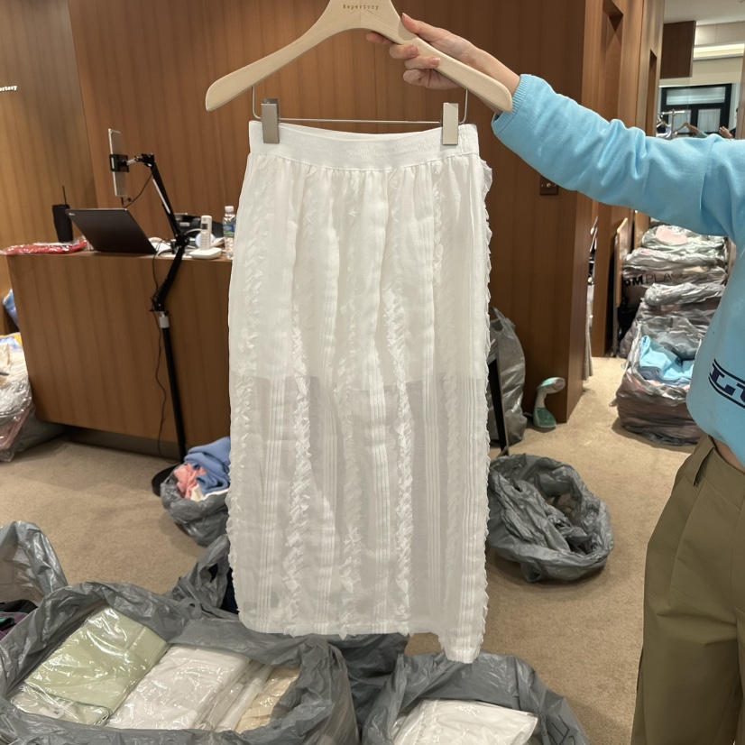 REPERTORY直郵韓國代購女裝新品真品職業休閑推薦25春季長裙REPERTORY長裙圖色1