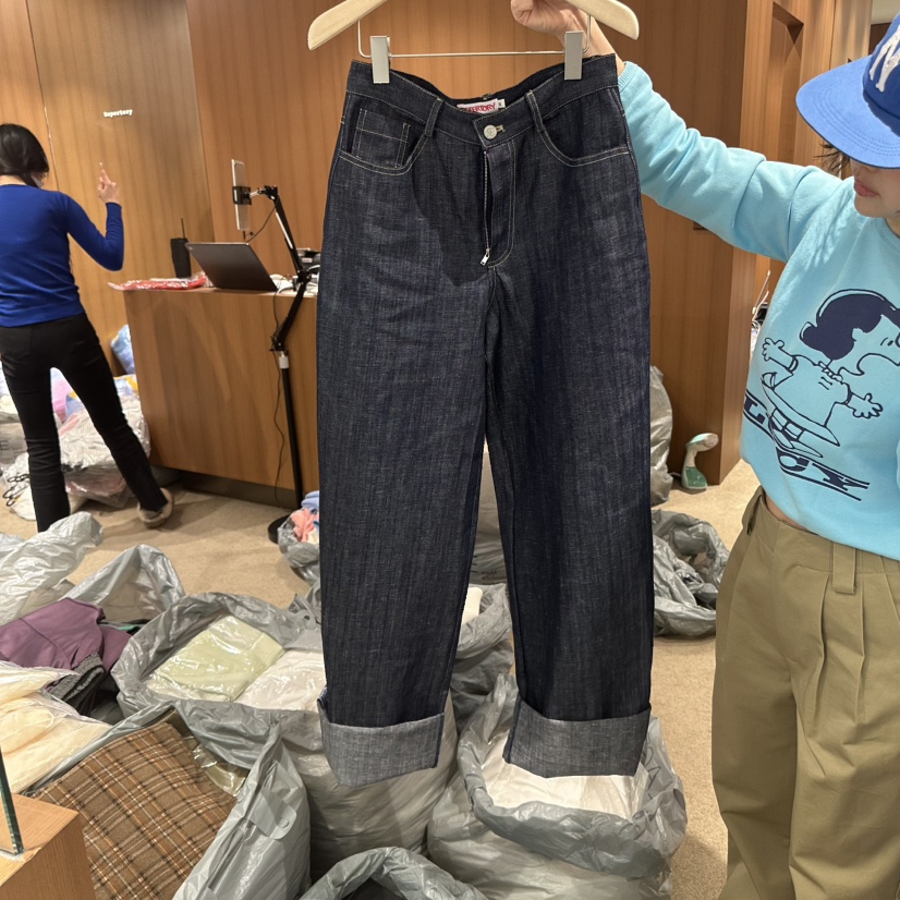 REPERTORY韓國直郵女裝新品人氣熱賣休閑25春夏推薦休閑褲亞麻REPERTORY休閑褲圖色2