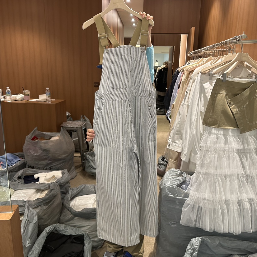 REPERTORY韓國直郵女裝新款職業時尚熱賣人氣25春季25春夏背帶褲REPERTORY背帶褲圖色2