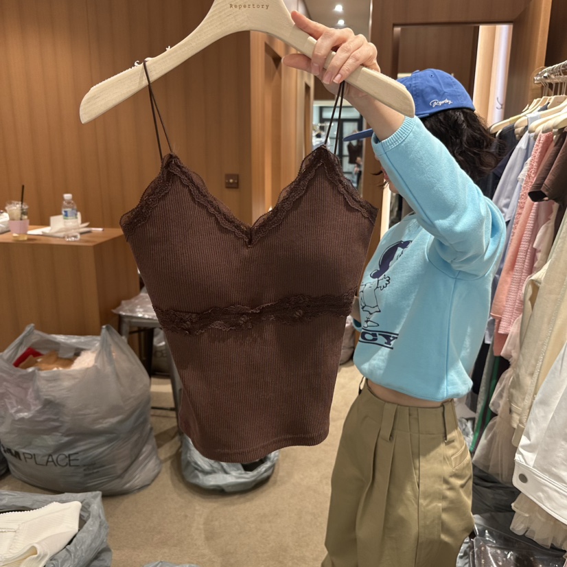 REPERTORY東大門直郵女士新品休閑25春夏真品人氣推薦吊帶背心REPERTORY吊帶/背心圖色3