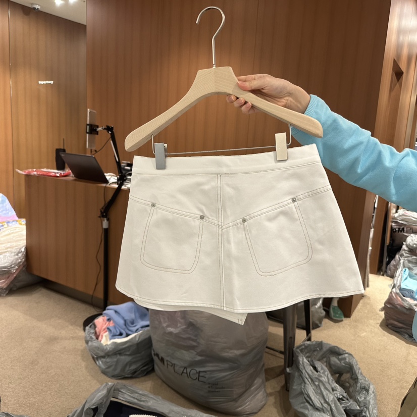 REPERTORY東大門直郵女裝新款真品25春夏熱賣人氣推薦休閑短裙REPERTORY短裙
