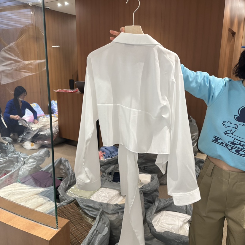 REPERTORY東大門直郵女裝新款熱賣真品人氣職業休閑襯衫蕾絲衫REPERTORY襯衫/蕾絲衫