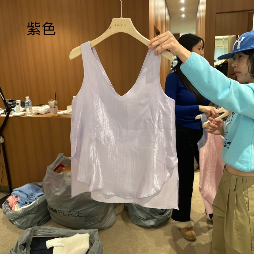 REPERTORY東大門代購女裝新品25春夏時尚人氣職業熱賣吊帶背心REPERTORY吊帶/背心圖色2