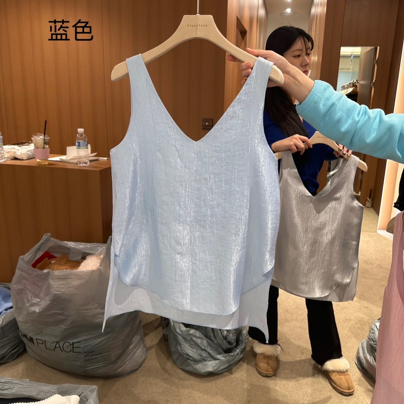 REPERTORY東大門代購女裝新品25春夏時尚人氣職業熱賣吊帶背心REPERTORY吊帶/背心圖色4