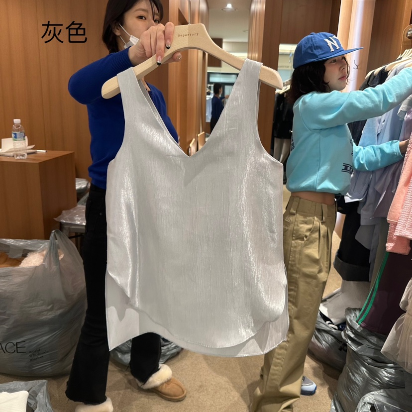 REPERTORY東大門代購女裝新品25春夏時尚人氣職業熱賣吊帶背心REPERTORY吊帶/背心圖色5