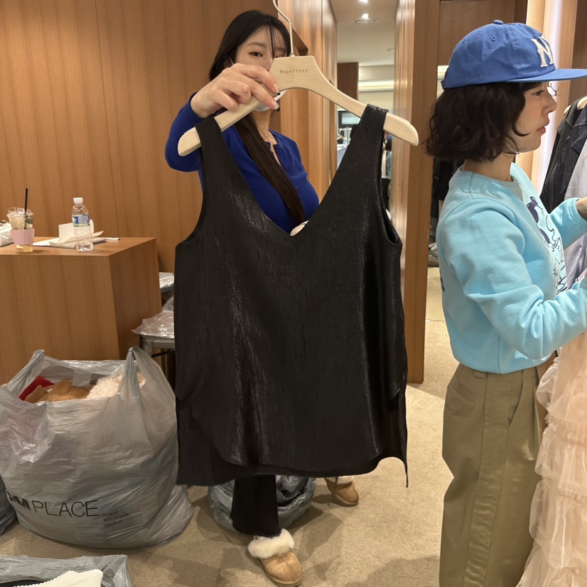 REPERTORY東大門代購女裝新品25春夏時尚人氣職業熱賣吊帶背心REPERTORY吊帶/背心圖色6