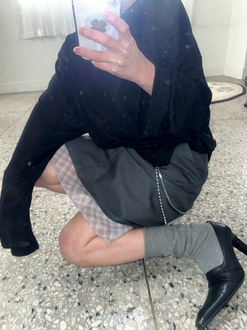 AWESOMESAUCE韓國直郵東大門代購女裝新款熱賣半身裙中短裙腰帶AWESOME SAUCE半身裙/中短裙