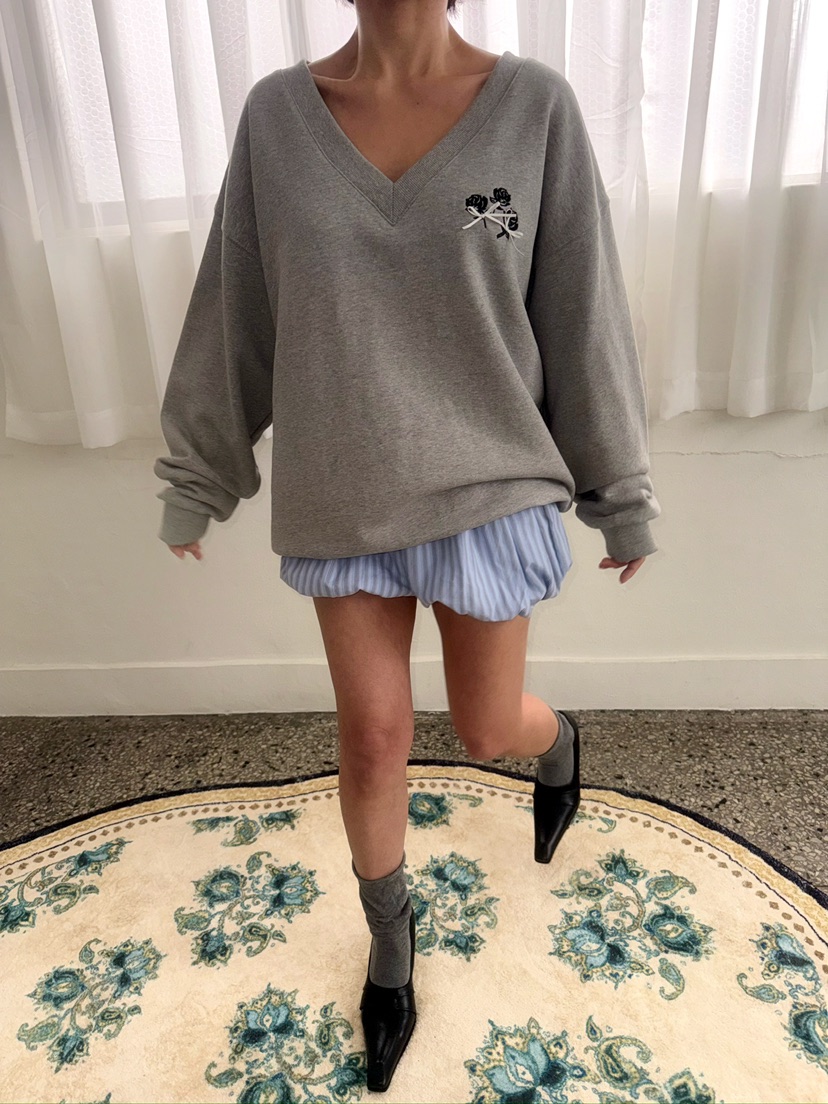 AWESOMESAUCE韓國直郵女裝新品熱賣25春夏時尚休閑真品衛衣AWESOME SAUCE衛衣