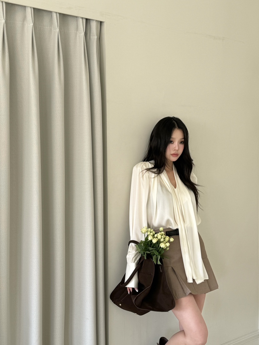 FOUREIGHT直郵韓國代購女裝新品人氣時尚推薦25春夏襯衫蕾絲衫FOUR EIGHT襯衫/蕾絲衫