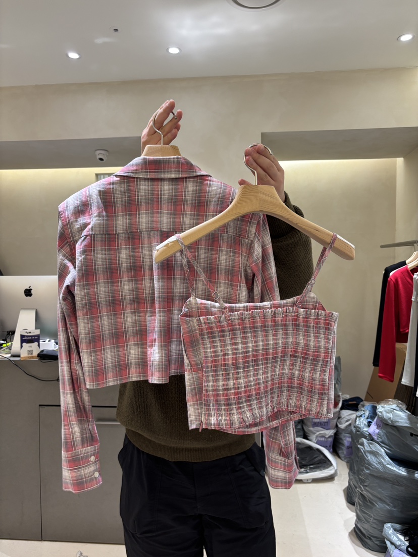 FOUREIGHT直郵韓國代購女裝新品推薦25春夏真品熱賣套裝格紋FOUR EIGHT套裝