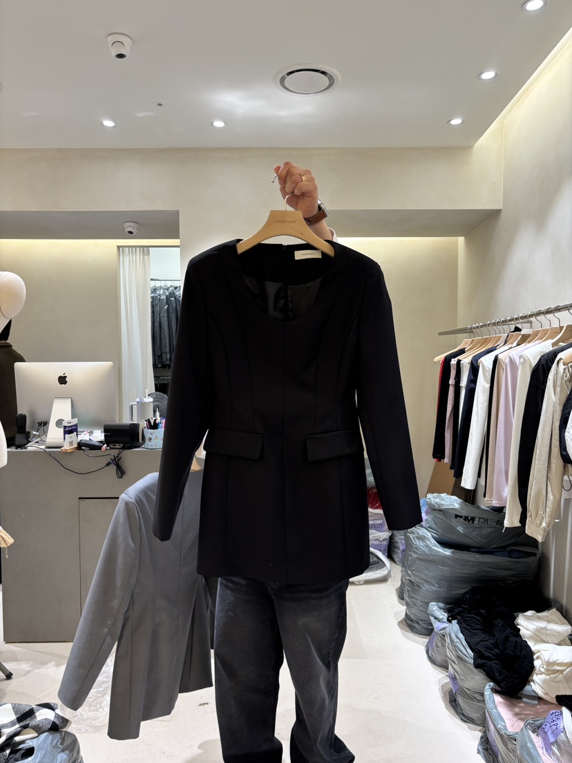 FOUREIGHT直郵韓國代購女裝新品職業25春夏人氣時尚推薦連衣裙FOUR EIGHT連衣裙圖色2
