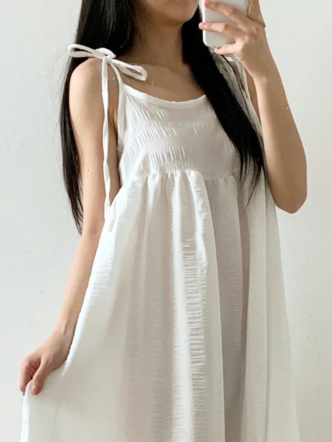 WOO SUNG韓國直郵女裝新品熱賣真品休閑25春夏時尚連衣裙長款WOO SUNG連衣裙