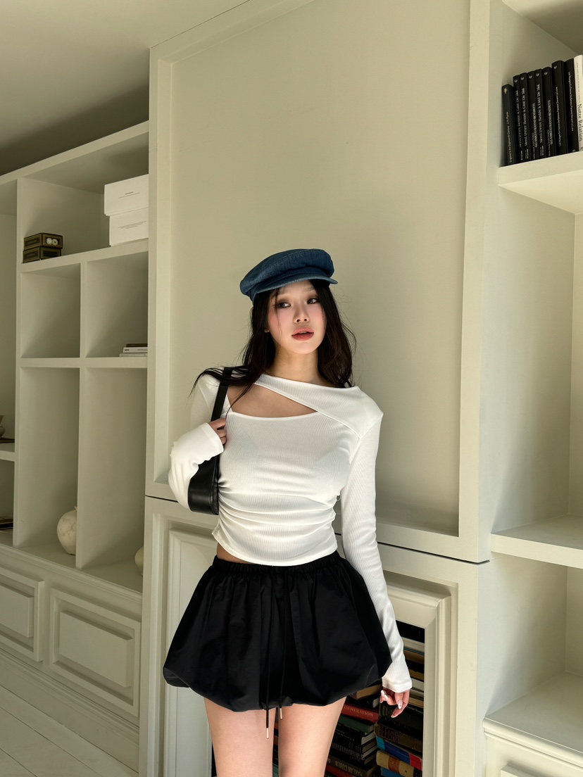 FOUREIGHT韓國直郵女裝新品推薦時尚25春夏休閑熱賣人氣短裙FOUR EIGHT短裙