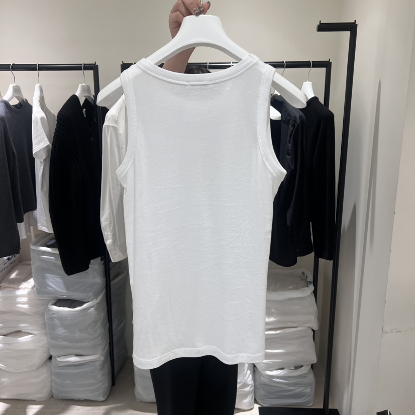 MASCULINE直郵韓國代購女裝新款推薦25春夏熱賣吊帶背心羅紋MASCULINE吊帶/背心