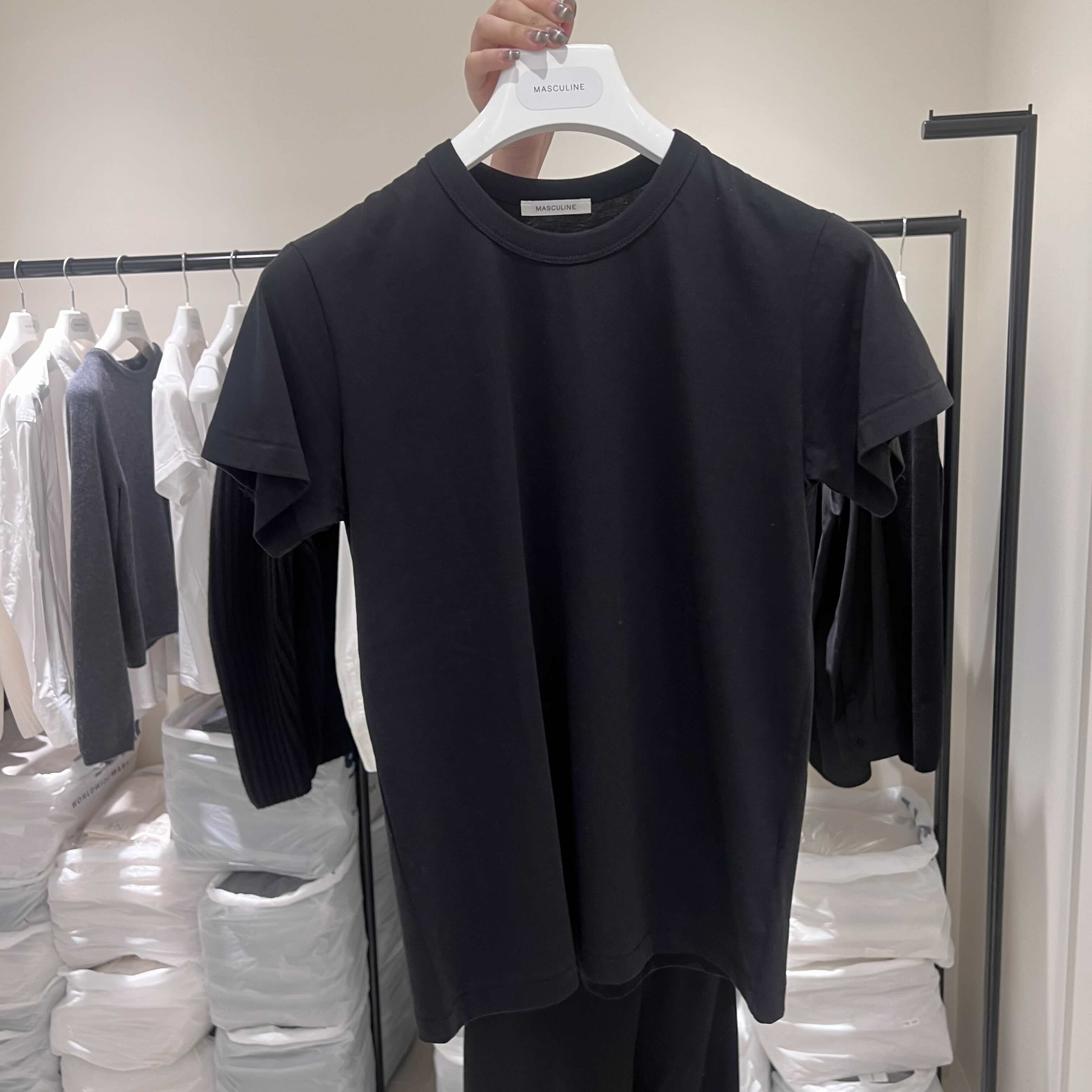 MASCULINE直郵韓國代購女裝新品真品時尚人氣推薦25春夏T恤MASCULINET恤圖色2