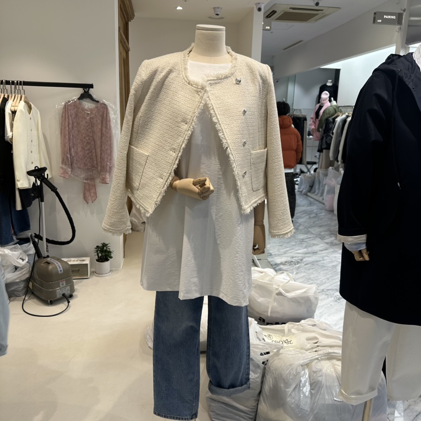 BREAD直郵韓國代購女裝新款熱賣25春夏真品休閑人氣職業夾克BREAD夾克