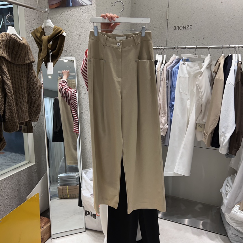 BRONZE韓國直郵女裝新品推薦真品人氣25春夏休閑熱賣休閑褲BRONZE休閑褲圖色2