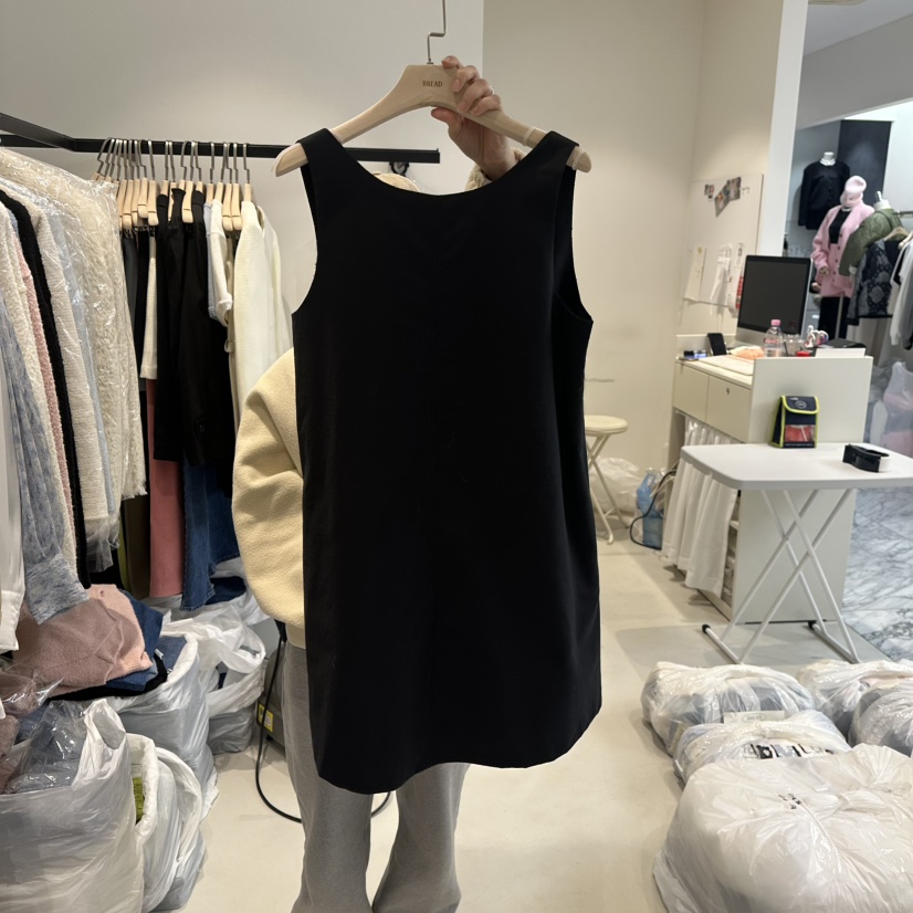 BREAD韓國直郵女裝新款真品25春夏推薦熱賣職業時尚休閑連衣裙BREAD連衣裙圖色2
