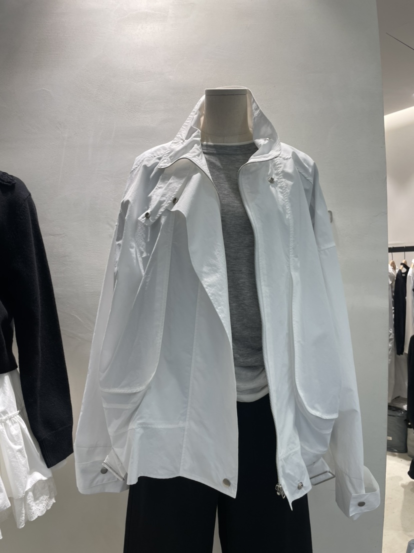 OHAO韓國直郵女裝新品真品推薦人氣25春夏職業熱賣夾克喇叭OHAO/HA MONG夾克圖色1