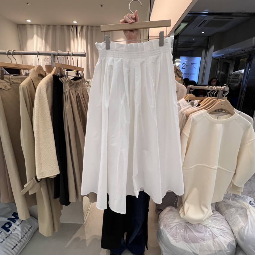 AFTERGLOW直郵韓國代購女裝新品時尚人氣熱賣半身裙中短裙褶皺AFTERGLOW半身裙/中短裙