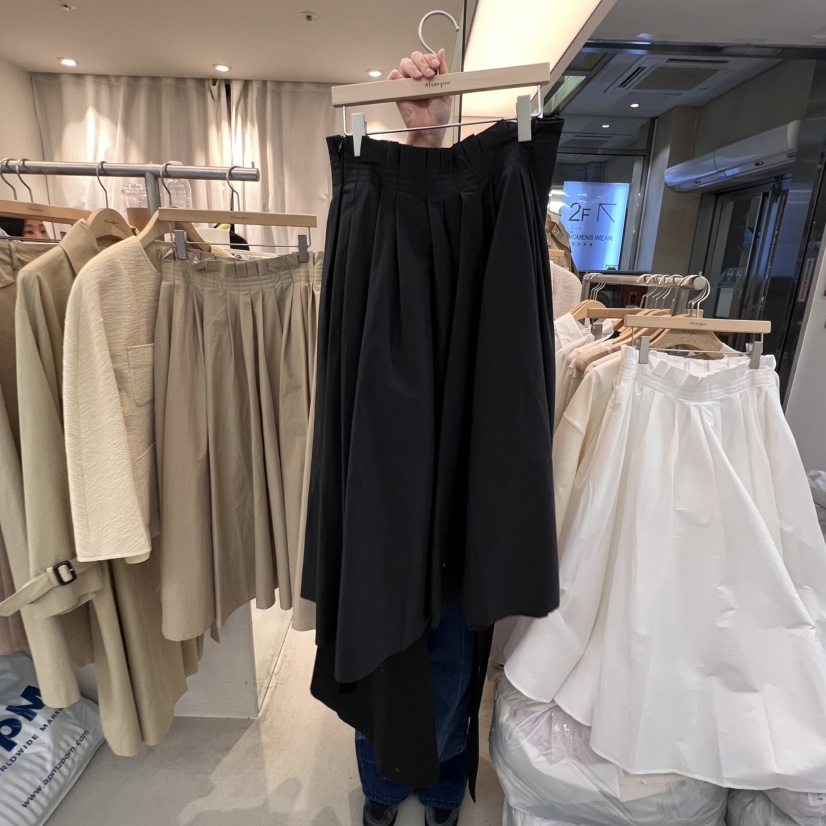 AFTERGLOW直郵韓國代購女裝新品時尚人氣熱賣半身裙中短裙褶皺AFTERGLOW半身裙/中短裙圖色3