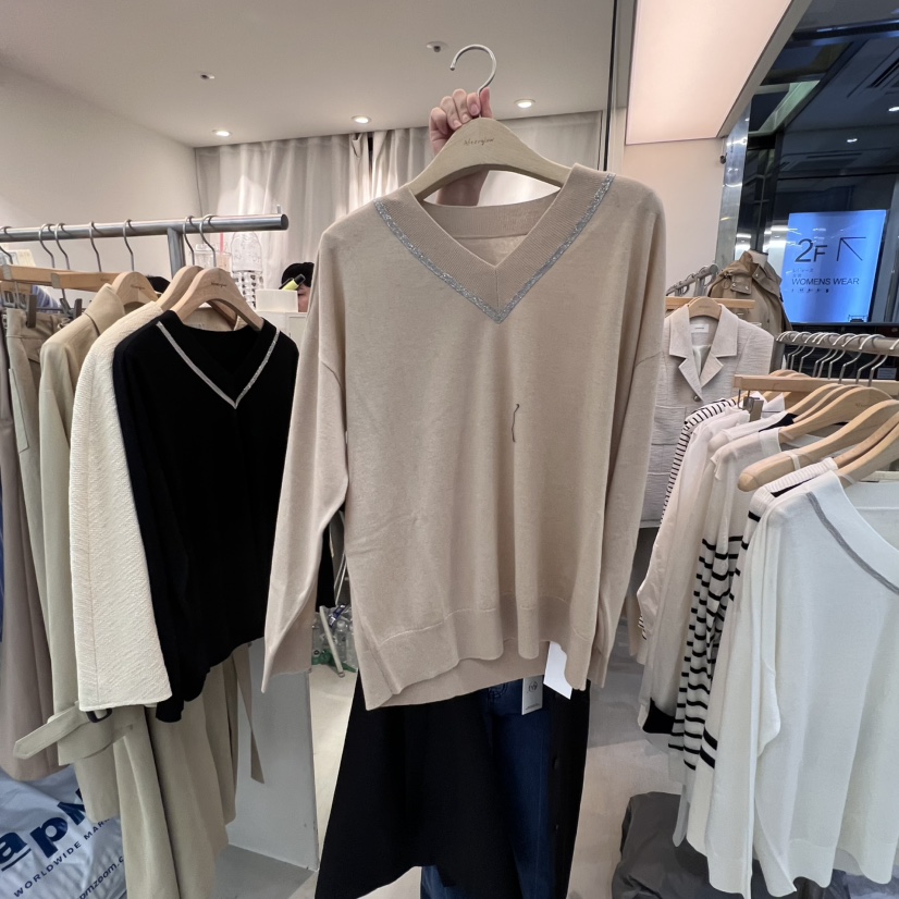 AFTERGLOW韓國直郵女裝新品真品推薦人氣休閑25春夏熱賣針織衫AFTERGLOW針織衫圖色2