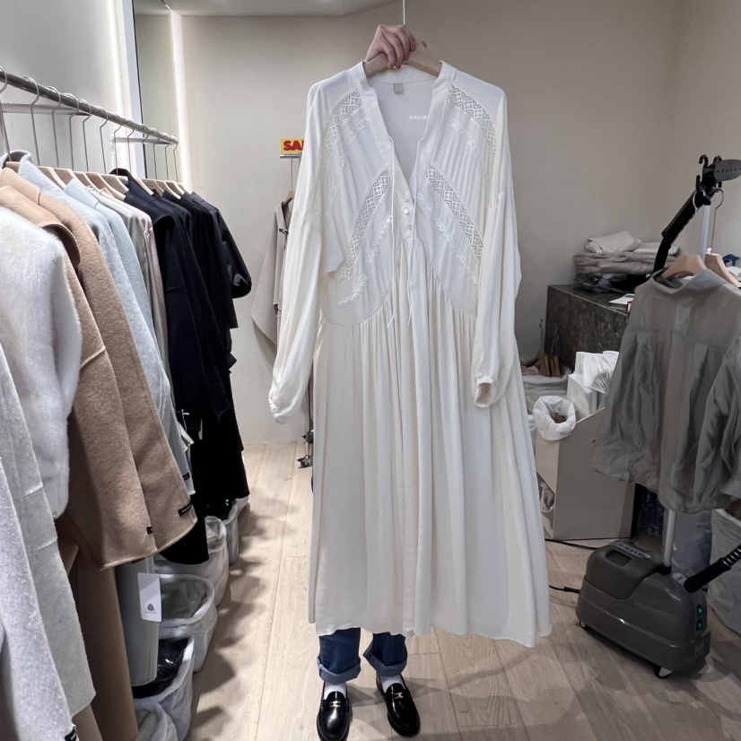 ARCHER直郵韓國代購女裝新品職業真品時尚推薦25春夏連衣裙蕾絲ARCHER連衣裙
