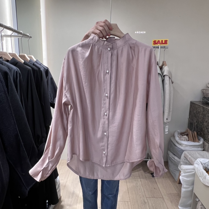ARCHER直郵韓國代購女裝新品真品人氣推薦時尚休閑襯衫蕾絲衫ARCHER襯衫/蕾絲衫圖色3